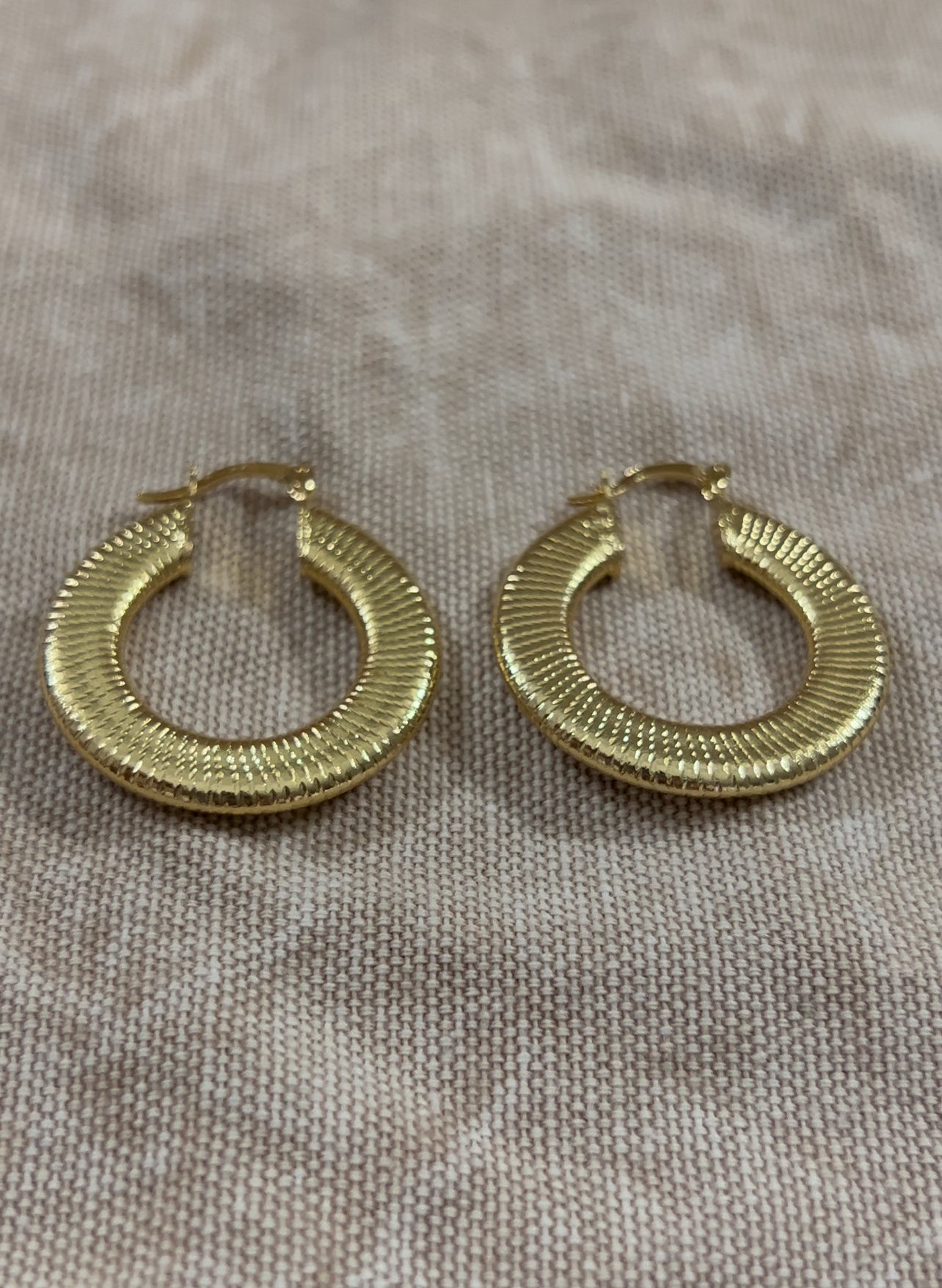 Snake Goldfilled Hoops