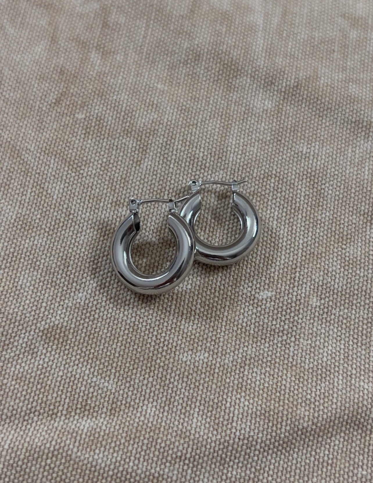 Dominique Small Hoop Earrings