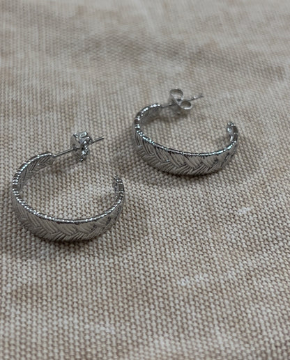 Medium Silver Earrings