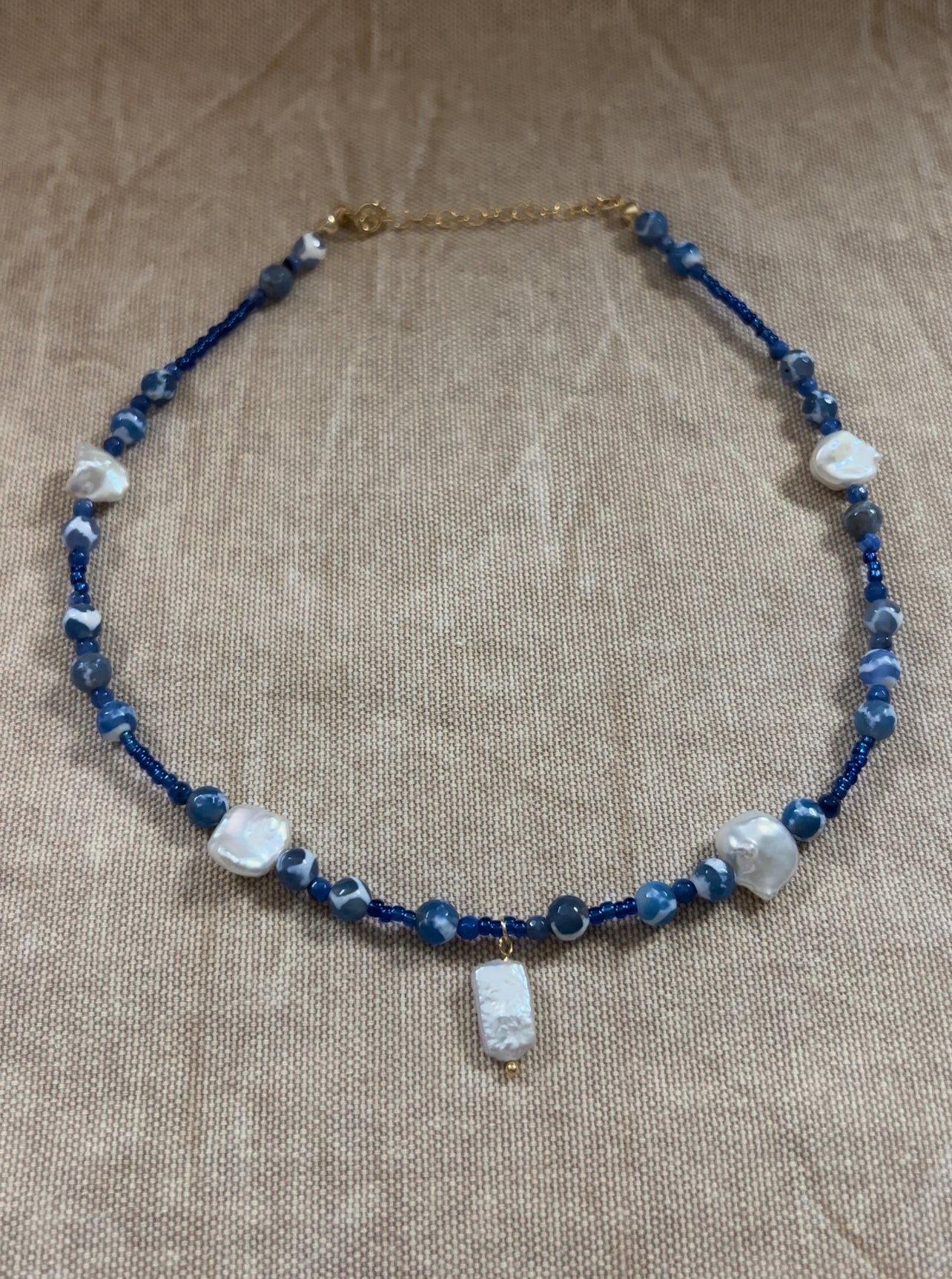 Nostalgia Blue Necklace