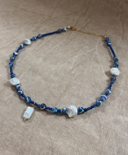 Nostalgia Blue Necklace