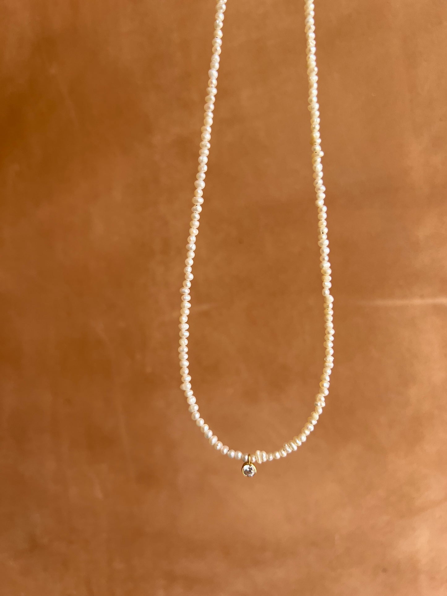 The Sienna Pearl Necklace - White